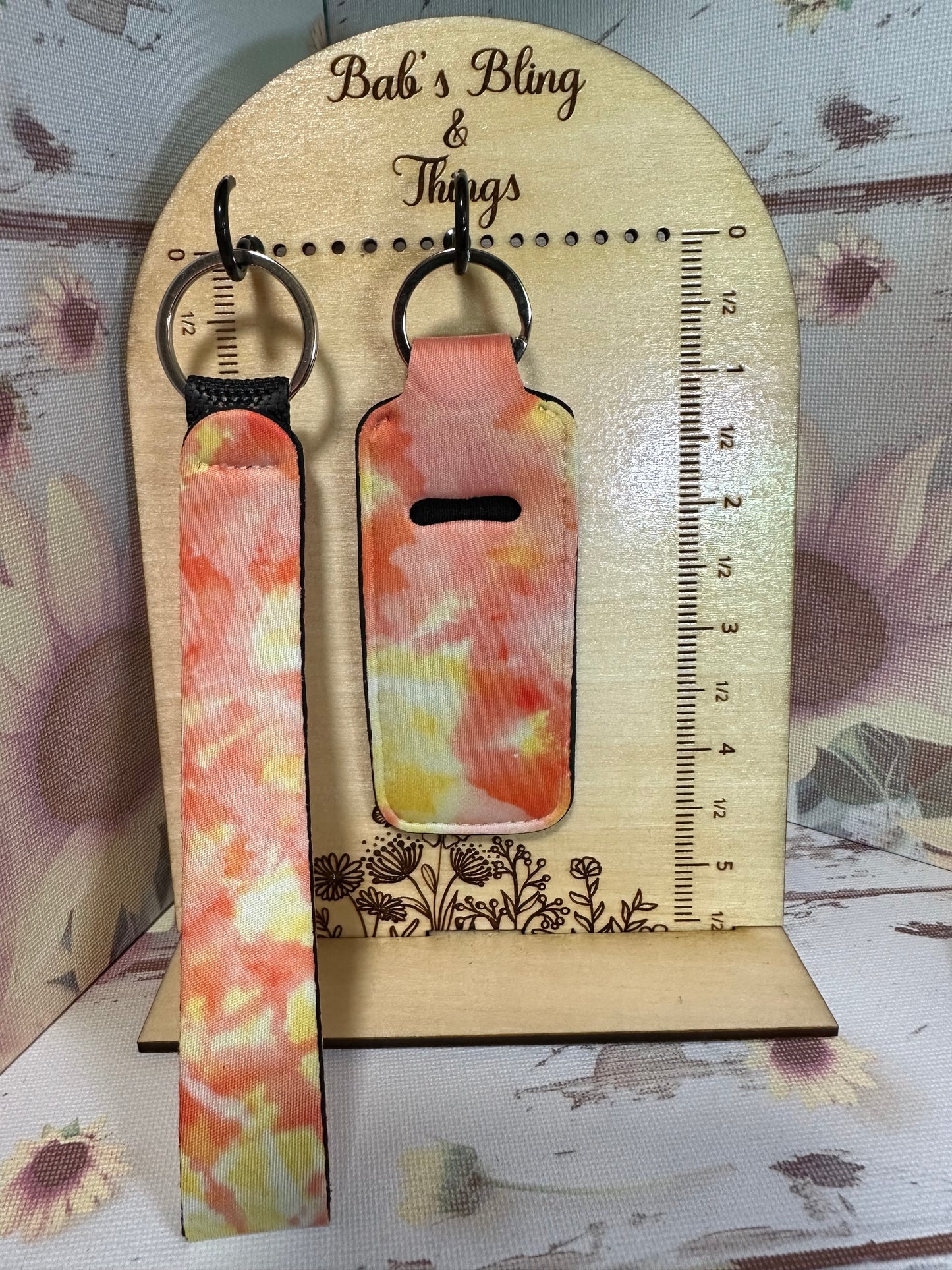 Lip Balm Holder and Wristlet Set