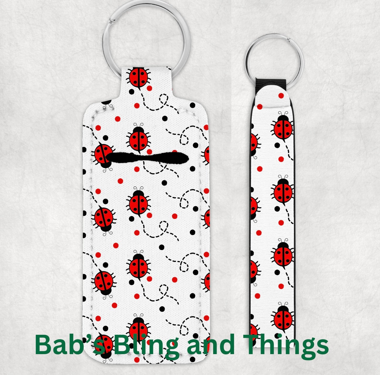 Lip Balm Holder and Wristlet Set