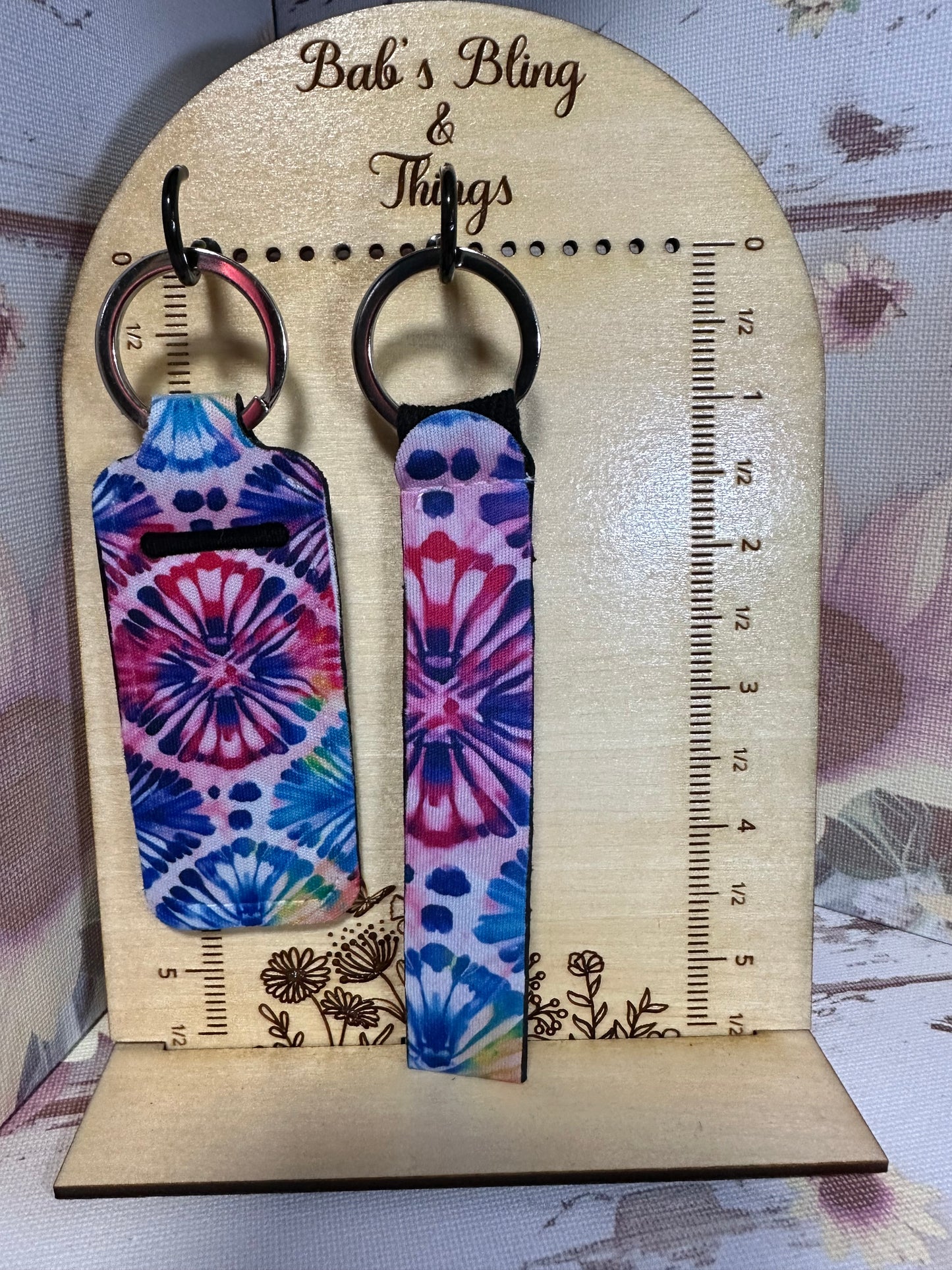 Lip Balm Holder and Wristlet Set