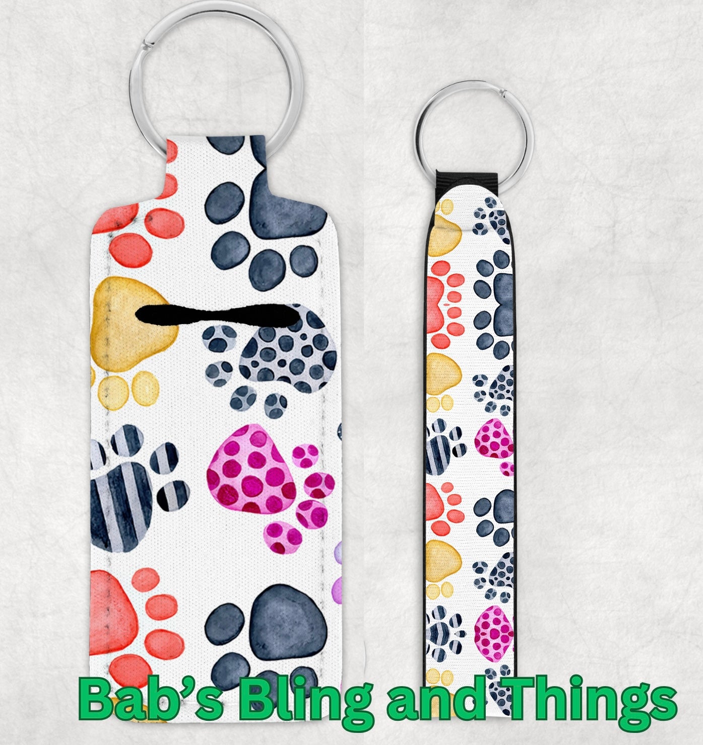 Lip Balm Holder and Wristlet Set