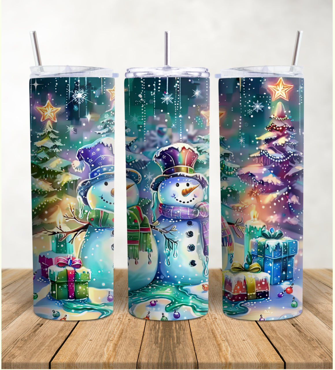 Christmas 20 Oz. Skinny Tumblers and 12 0z. Travel Mugs