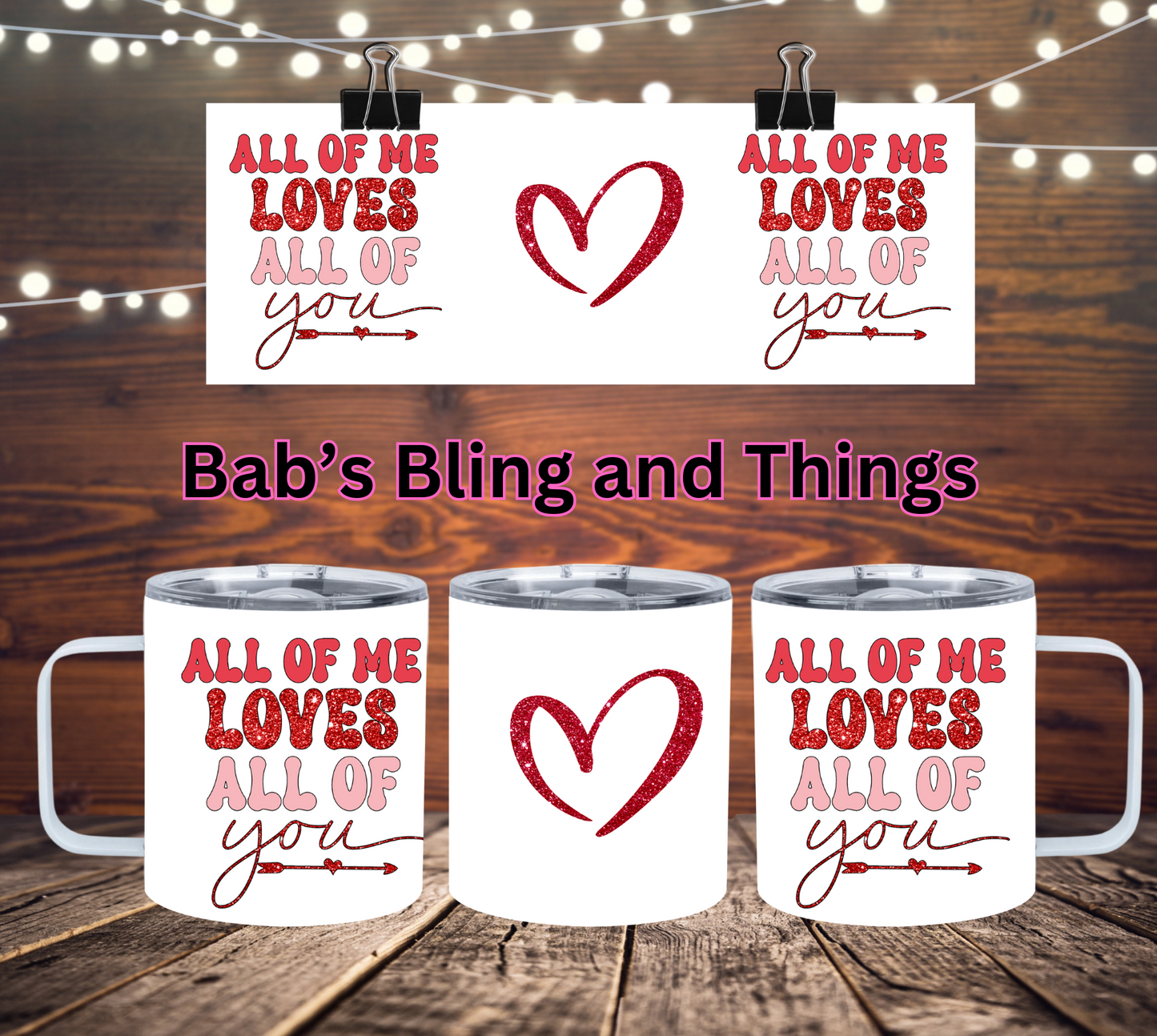 Valentine Tumblers and Travel Mugs