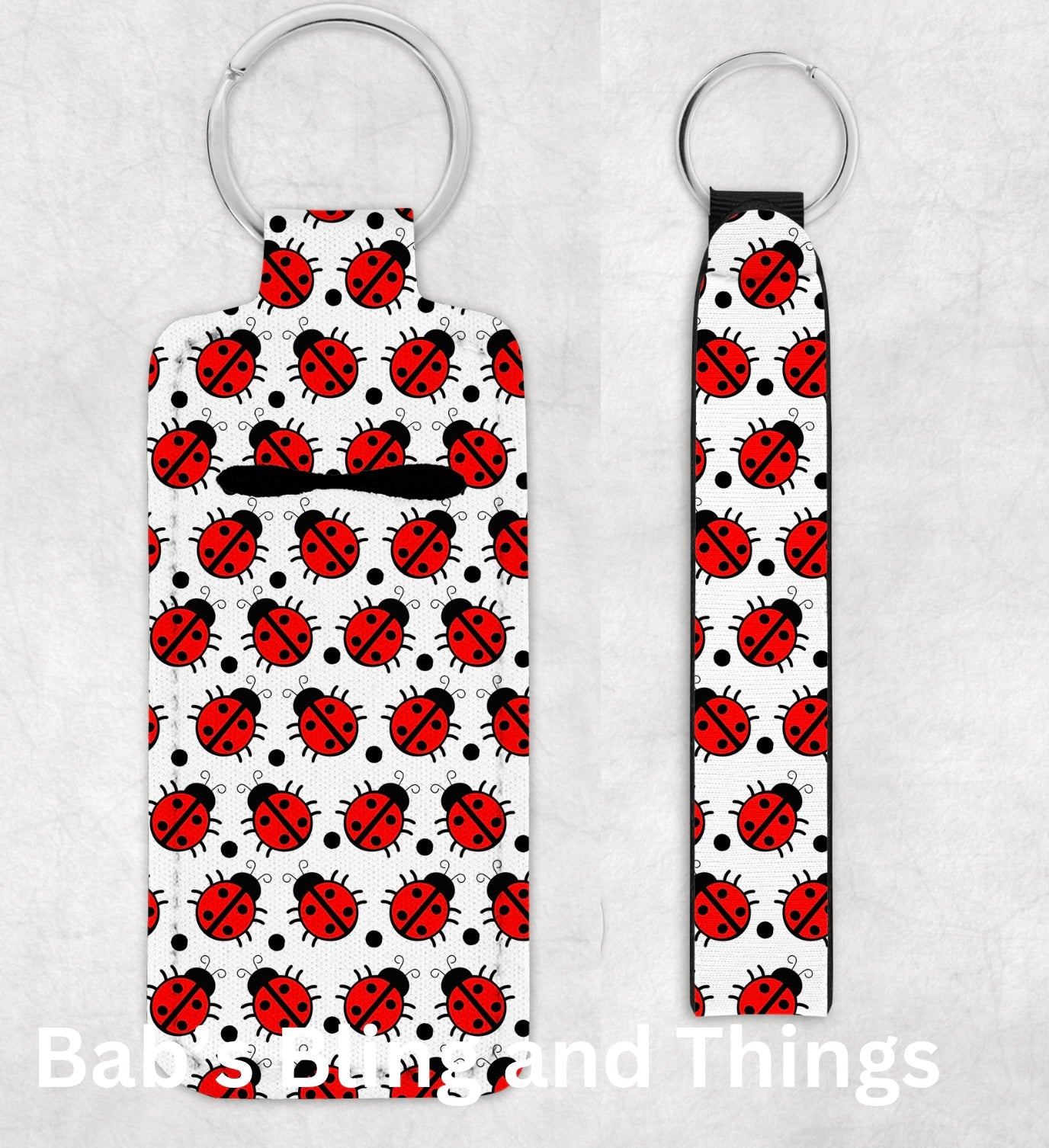 Lip Balm Holder and Wristlet Set