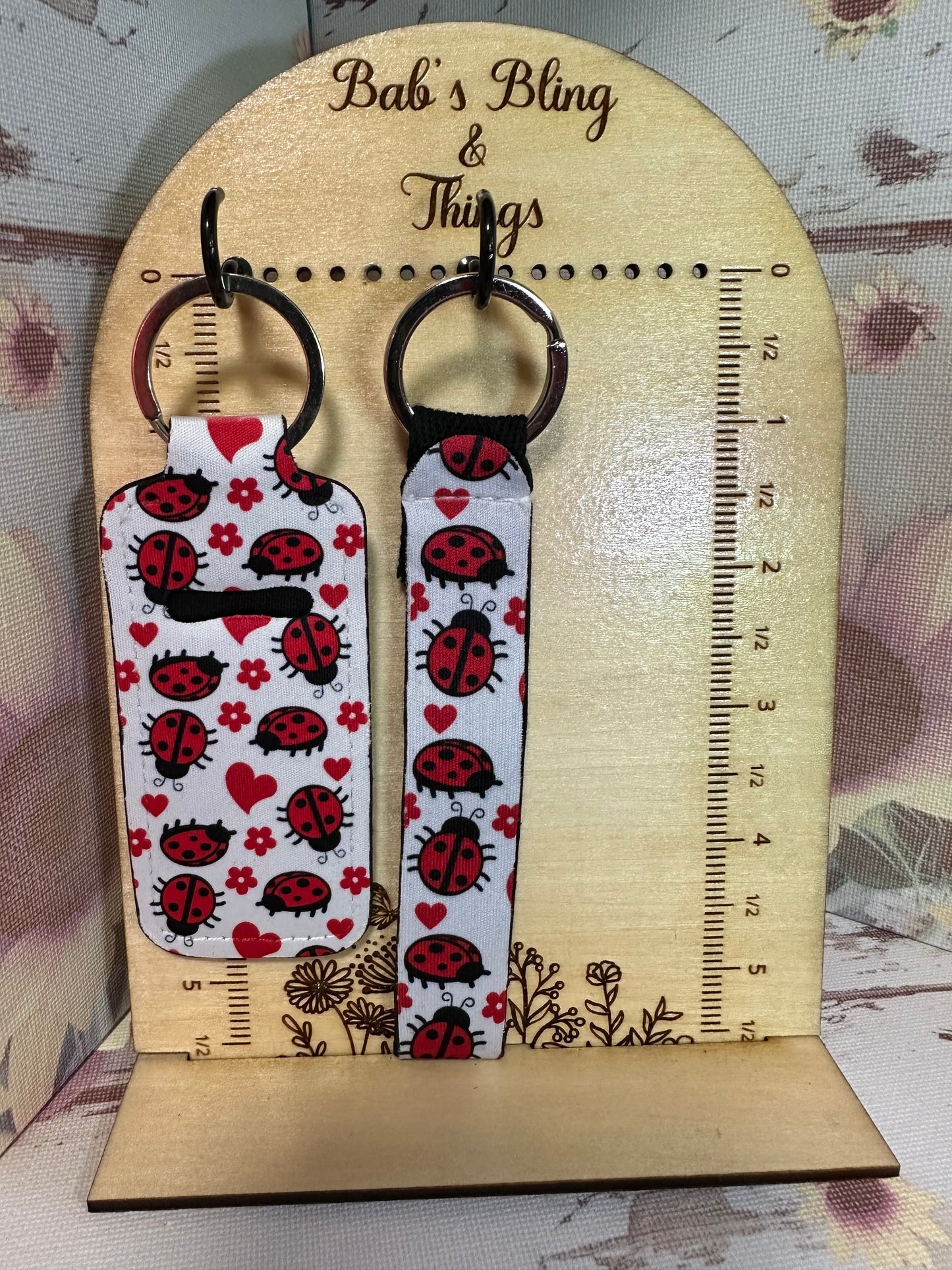 Lip Balm Holder and Wristlet Set