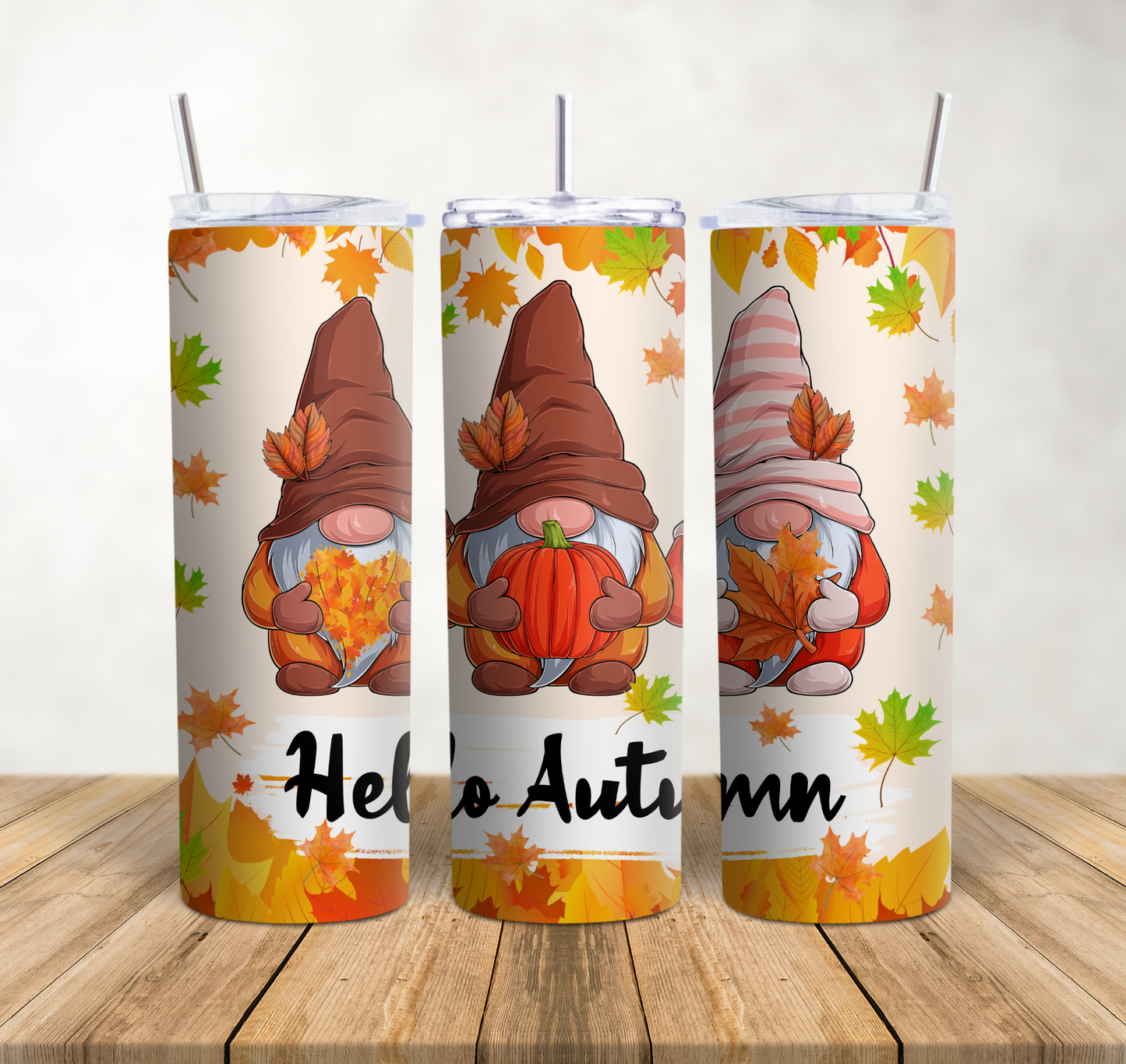 Fall 20 oz Skinny Tumbler and Travel Mugs 12 oz