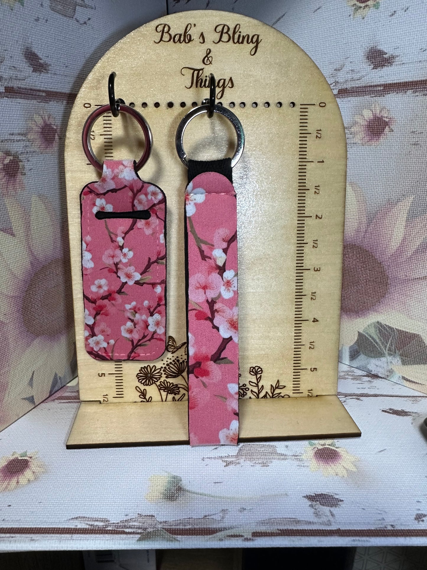 Lip Balm Holder and Wristlet Set