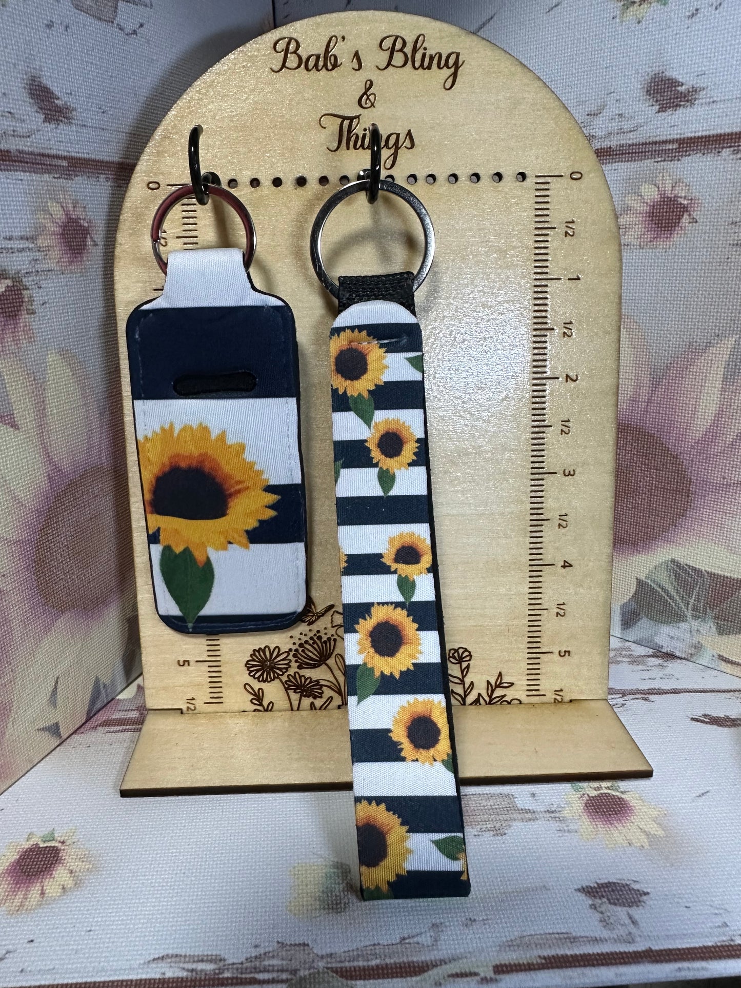 Lip Balm Holder and Wristlet Set