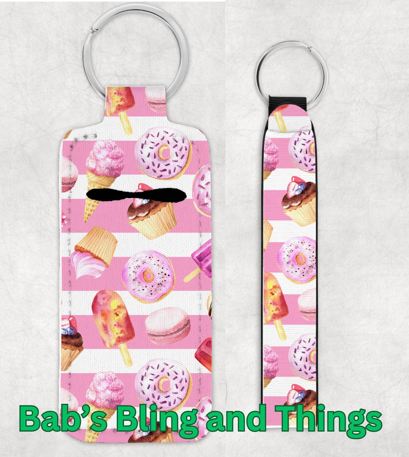 Lip Balm Holder and Wristlet Set