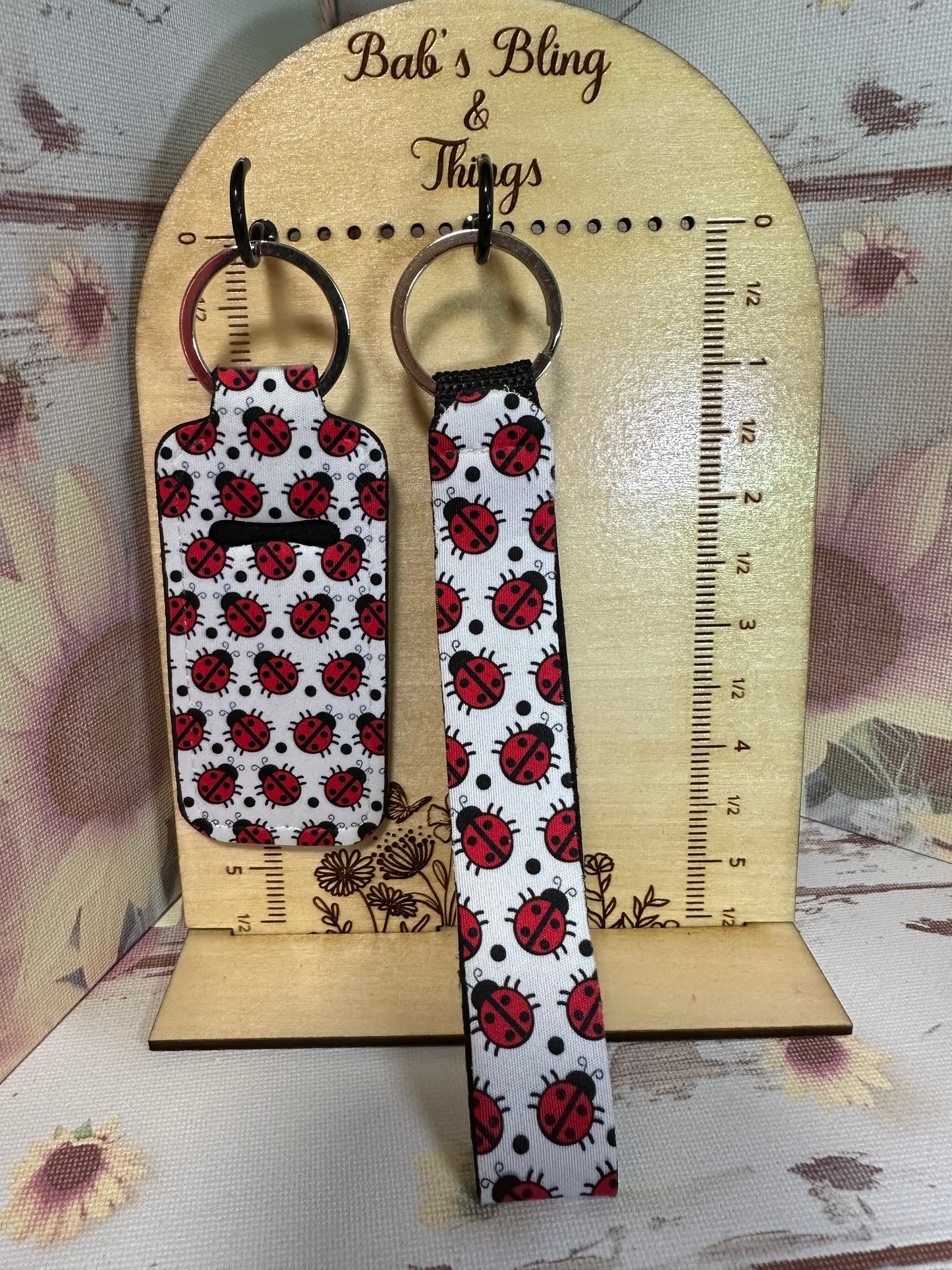 Lip Balm Holder and Wristlet Set