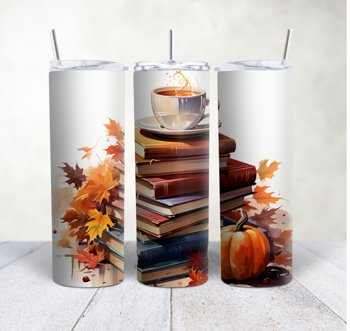 Fall 20 oz Skinny Tumbler and Travel Mugs 12 oz