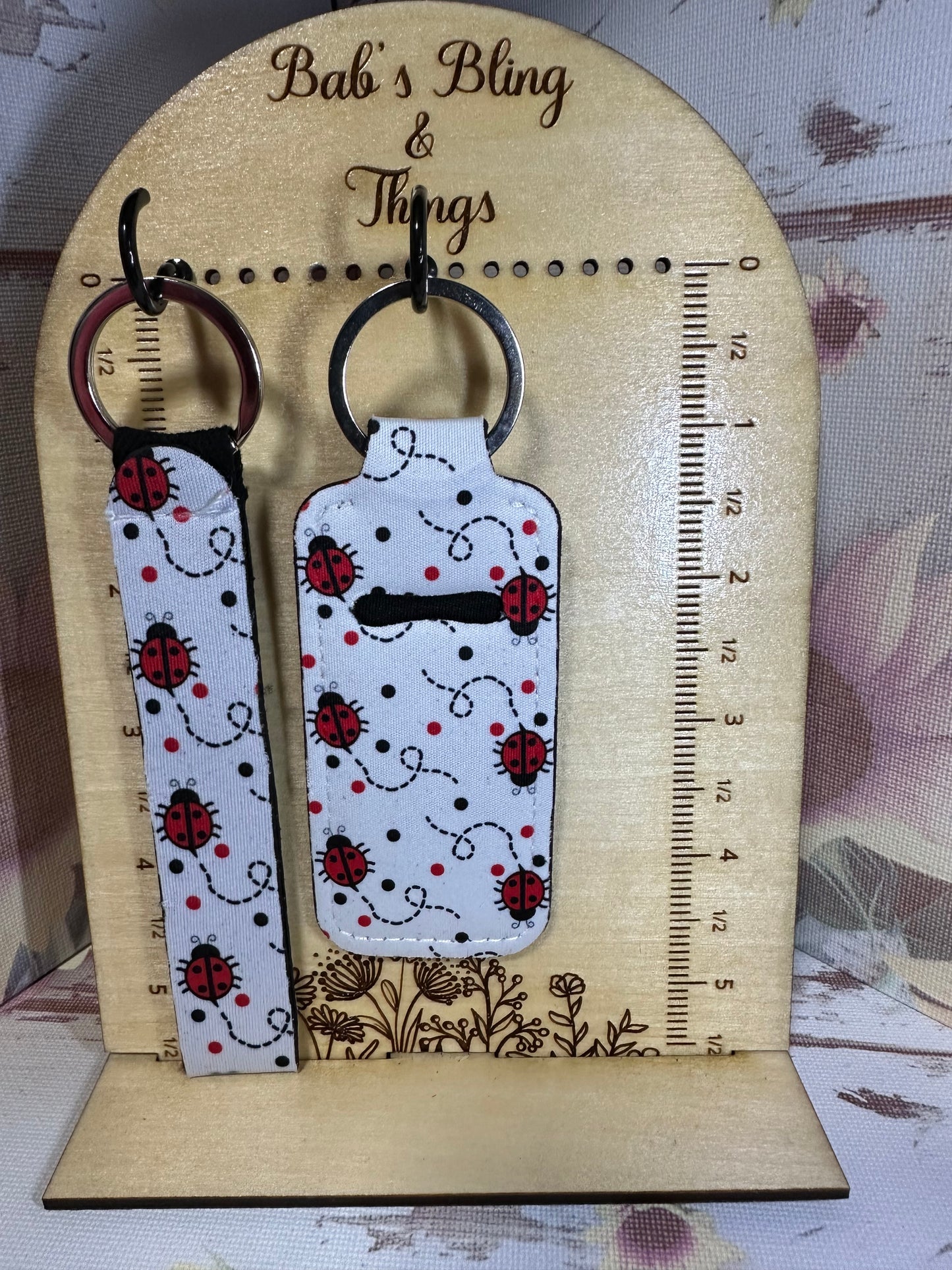 Lip Balm Holder and Wristlet Set