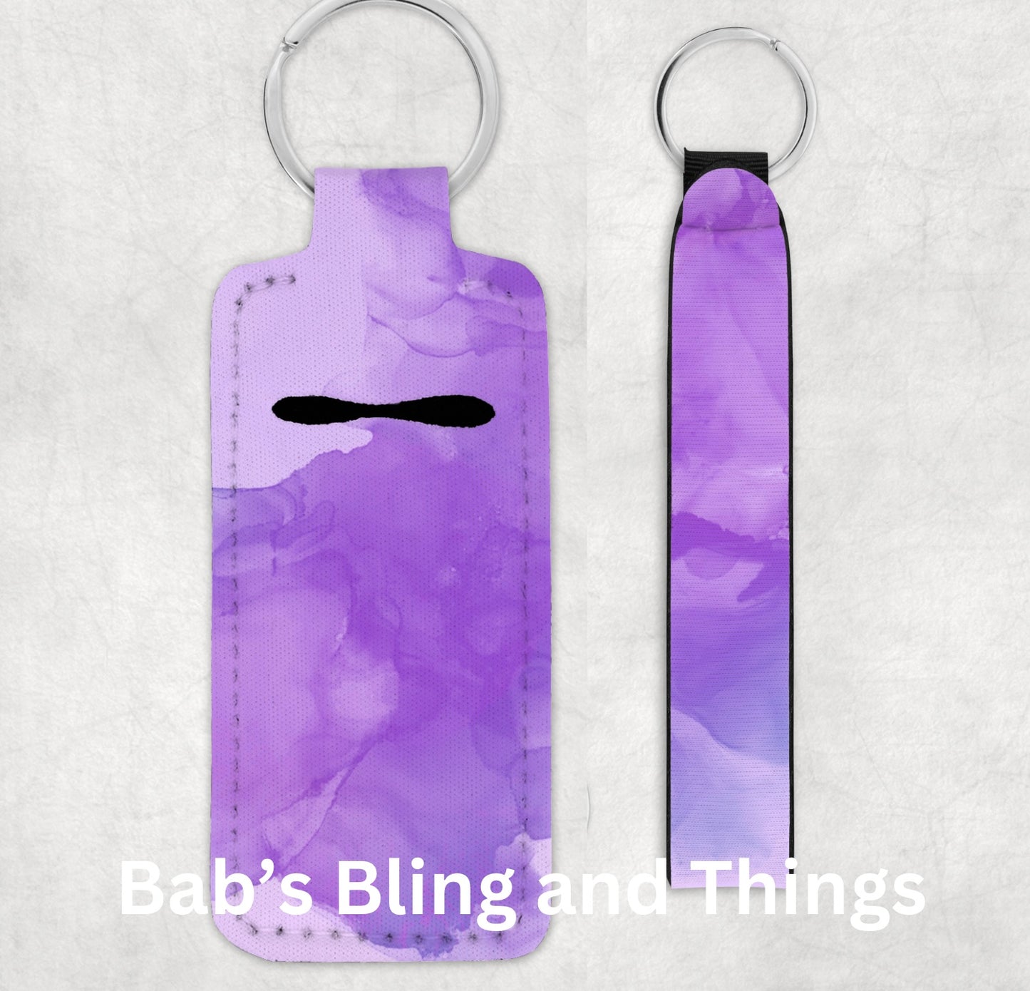 Lip Balm Holder and Wristlet Set