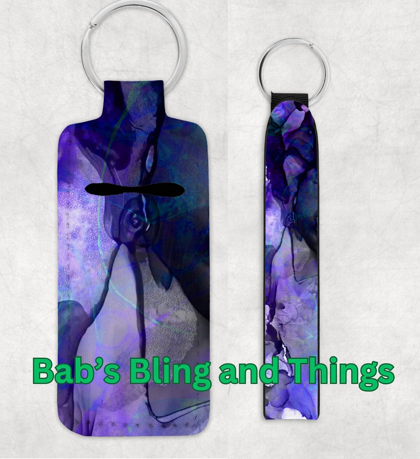 Lip Balm Holder and Wristlet Set
