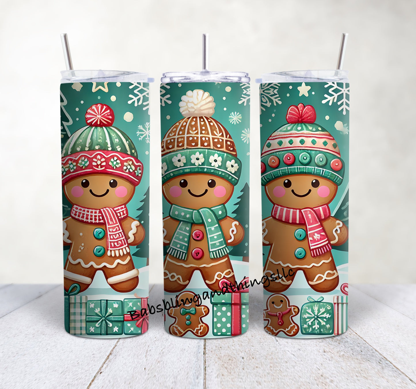 Christmas 20 Oz. Skinny Tumblers and 12 0z. Travel Mugs