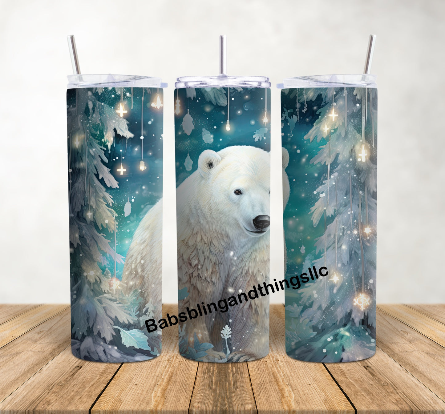 Christmas 20 Oz. Skinny Tumblers and 12 0z. Travel Mugs